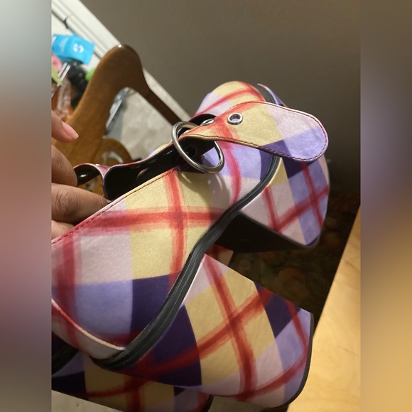 Sold out dolls kill Plaid heels - Picture 3 of 3